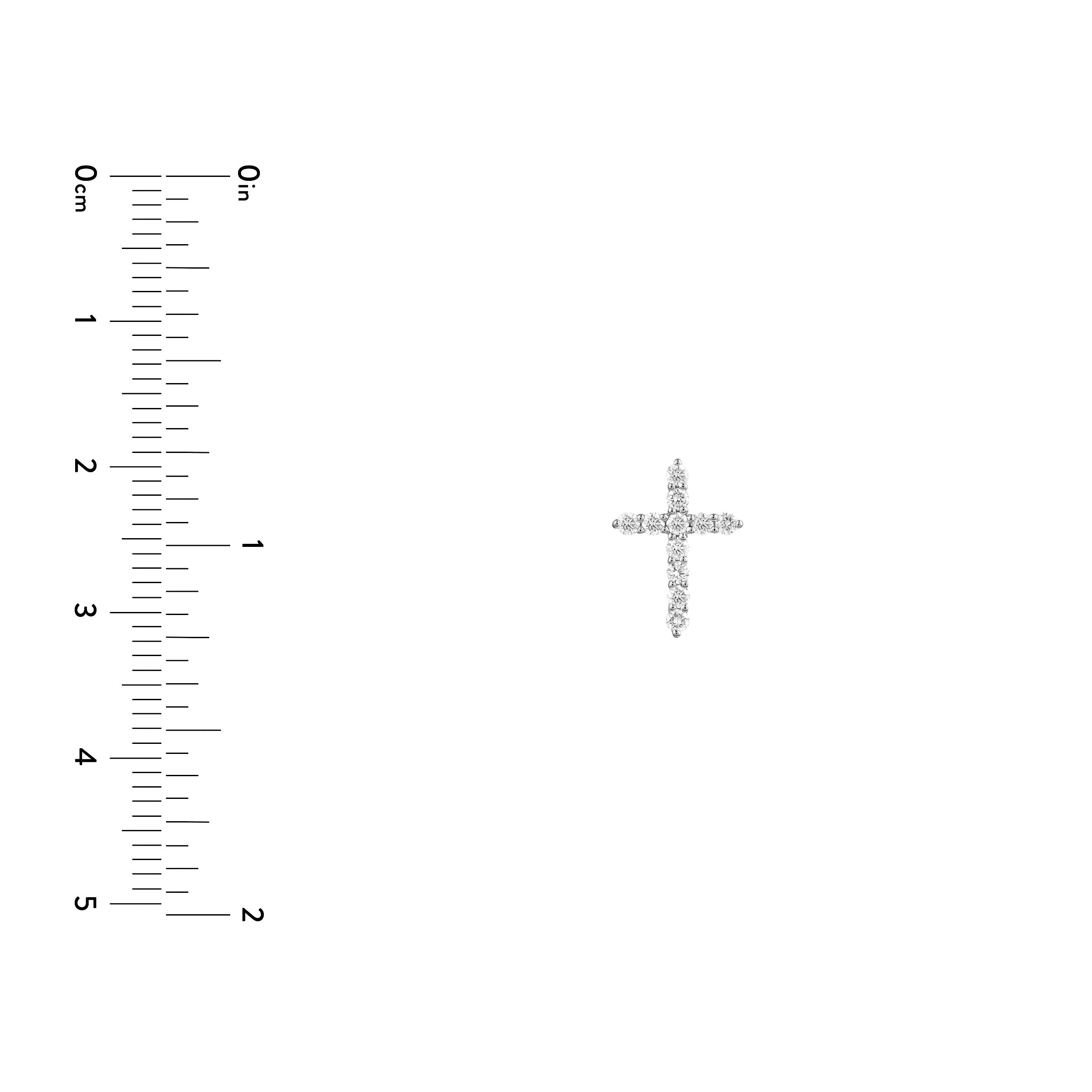 Diamond Cross Pendant (1/8tcw)