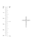 Diamond Cross Pendant (3/4tcw)