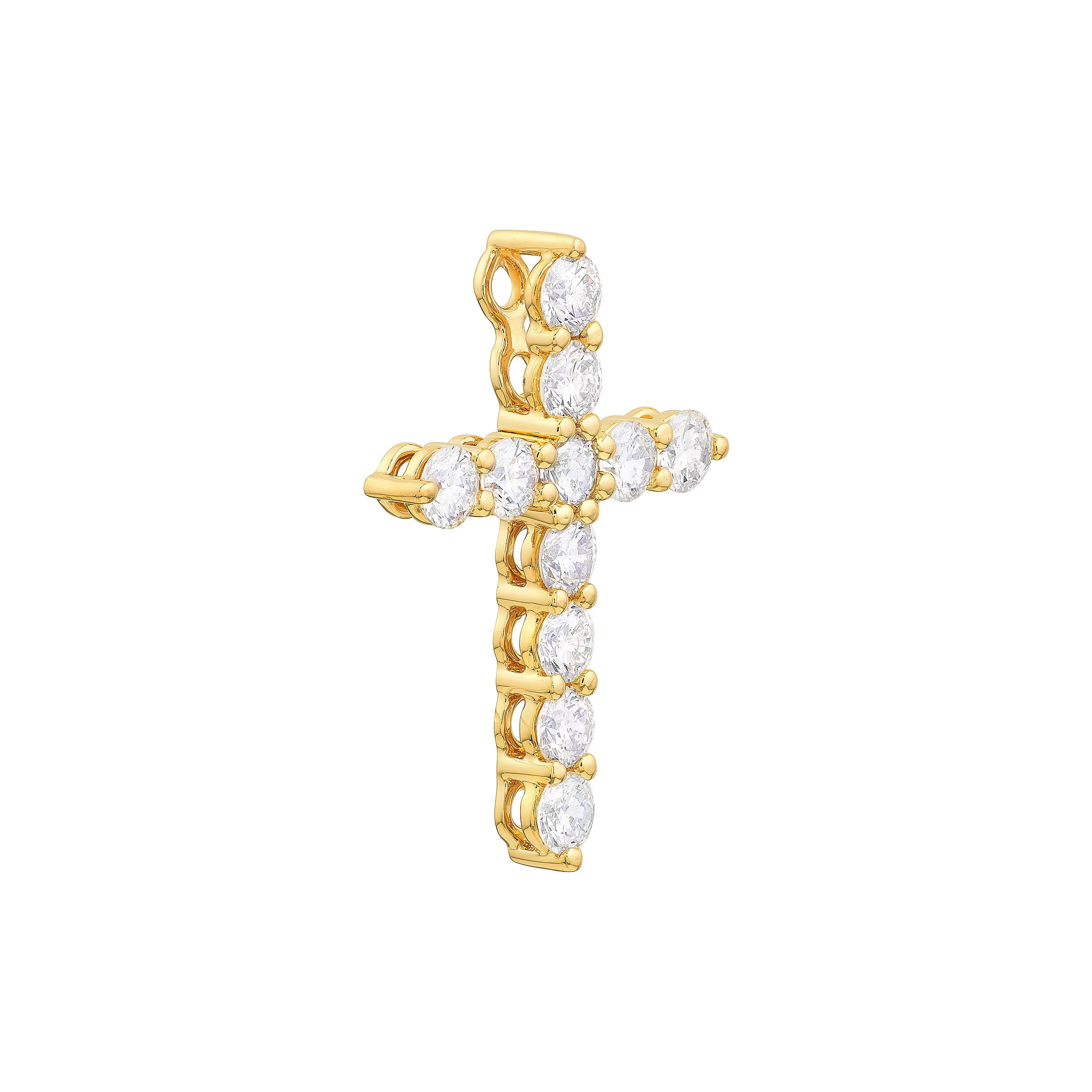 Diamond Cross Pendant (3/4tcw)