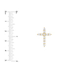 Diamond Cross Pendant (3/4tcw)
