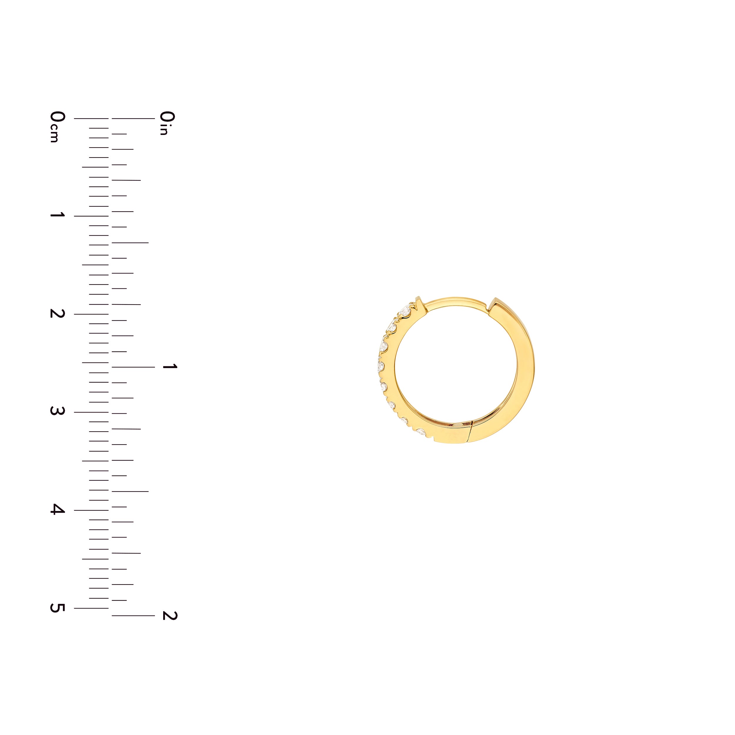 Diamond Huggie Earrings (1/2tcw)