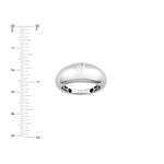 Sterling Silver Polished Dome Ring