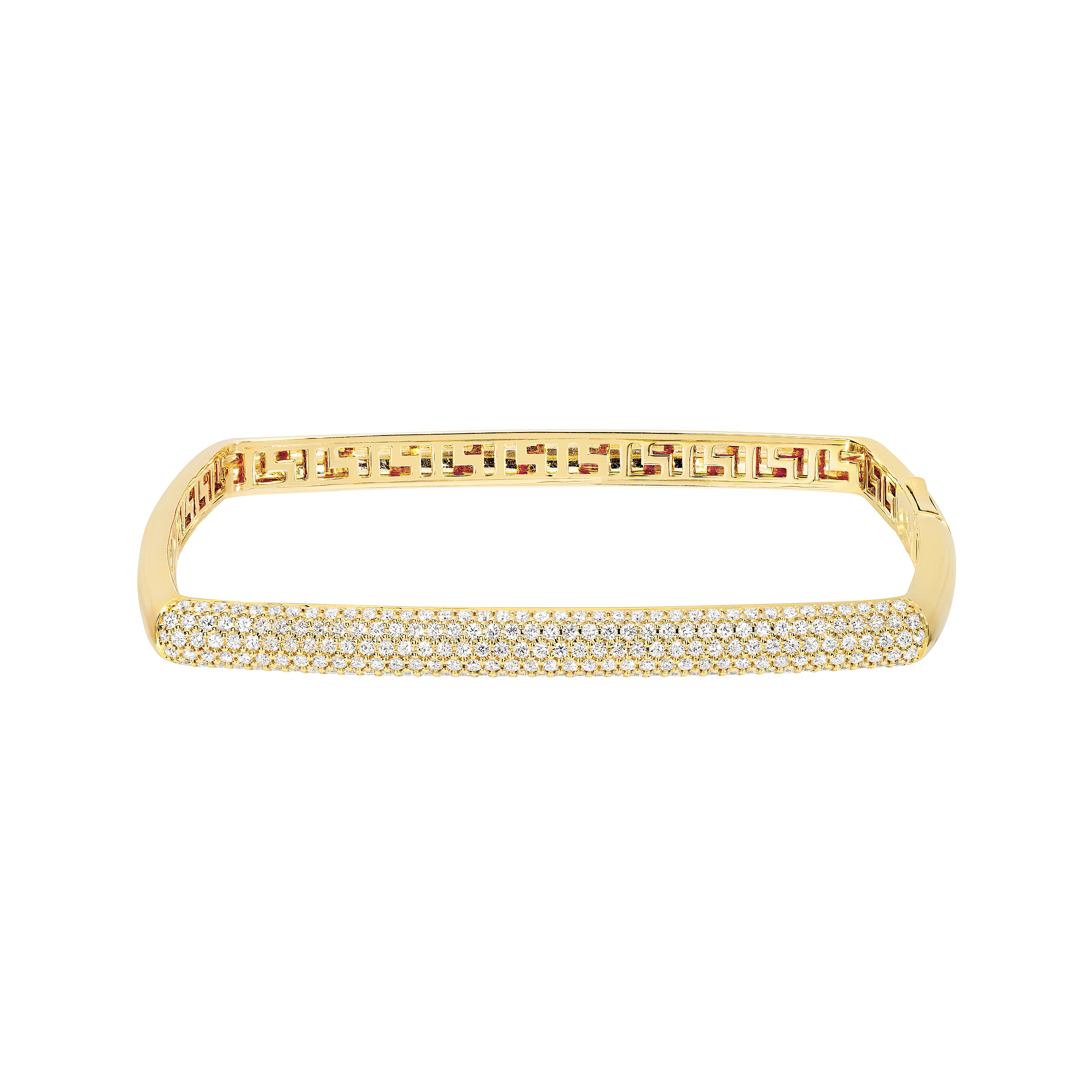 Pavé Diamond Square Bangle