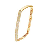 Pavé Diamond Square Bangle