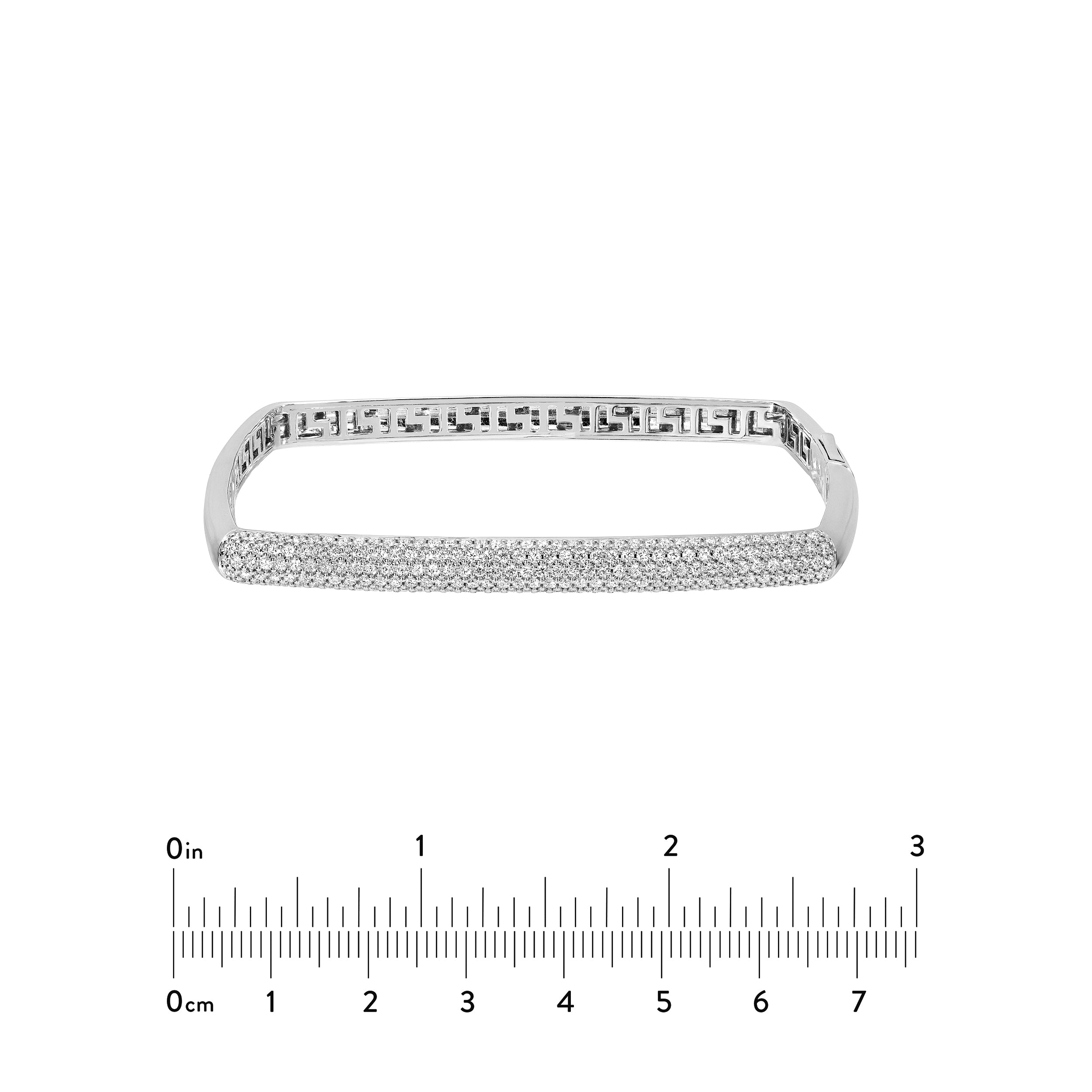 Pavé Diamond Square Bangle