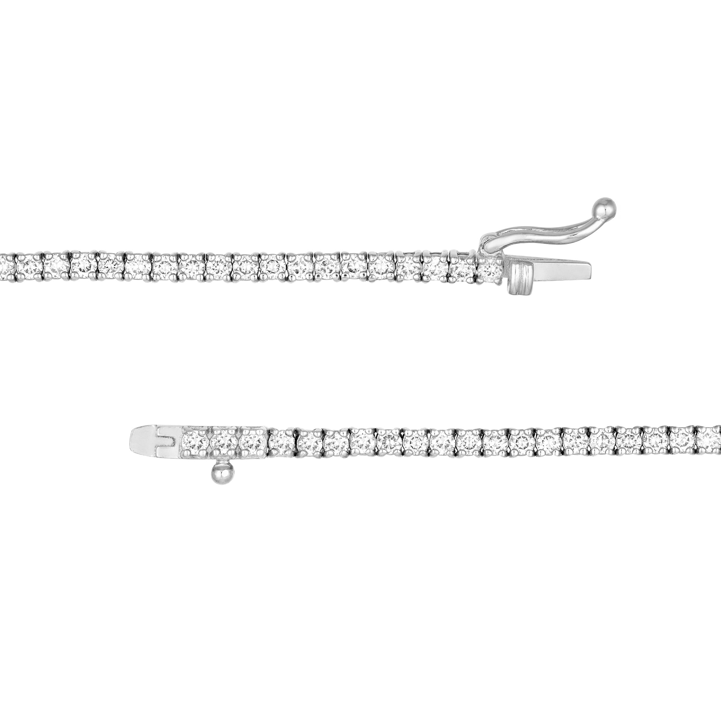 Diamond 16 Tennis Necklace (4-1/2tcw)