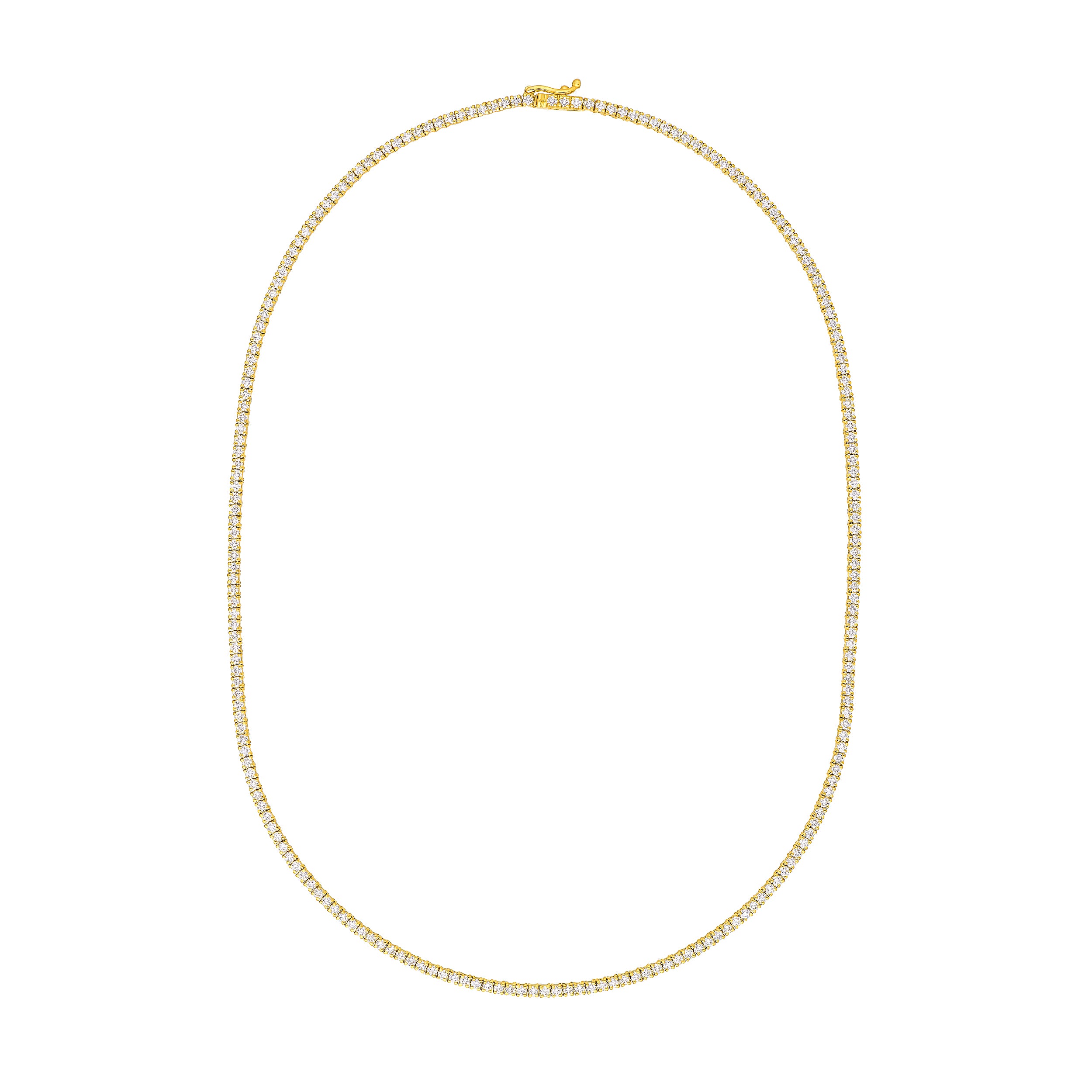 Diamond 16 Tennis Necklace (4-1/4tcw)