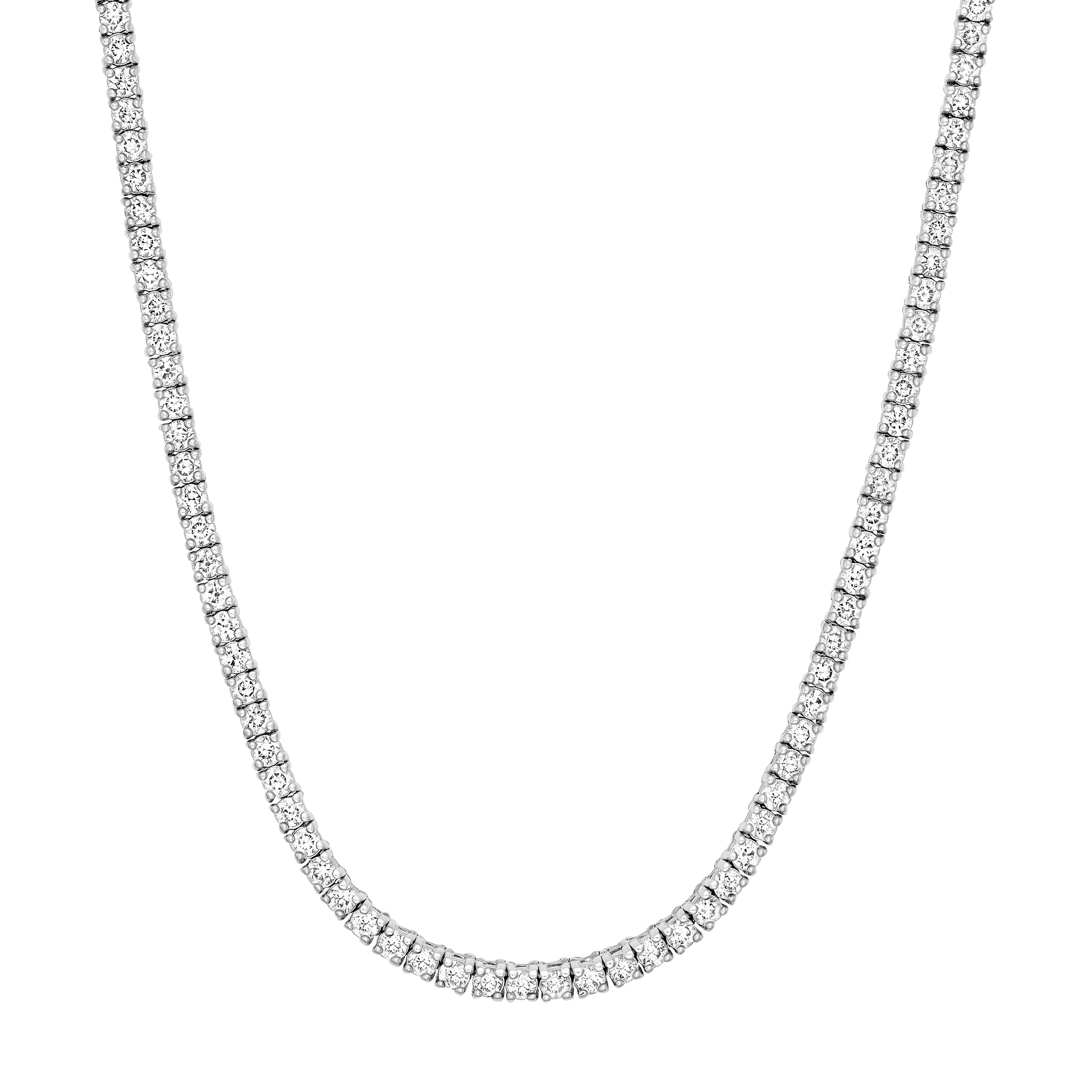Diamond 18 Tennis Necklace (5tcw)
