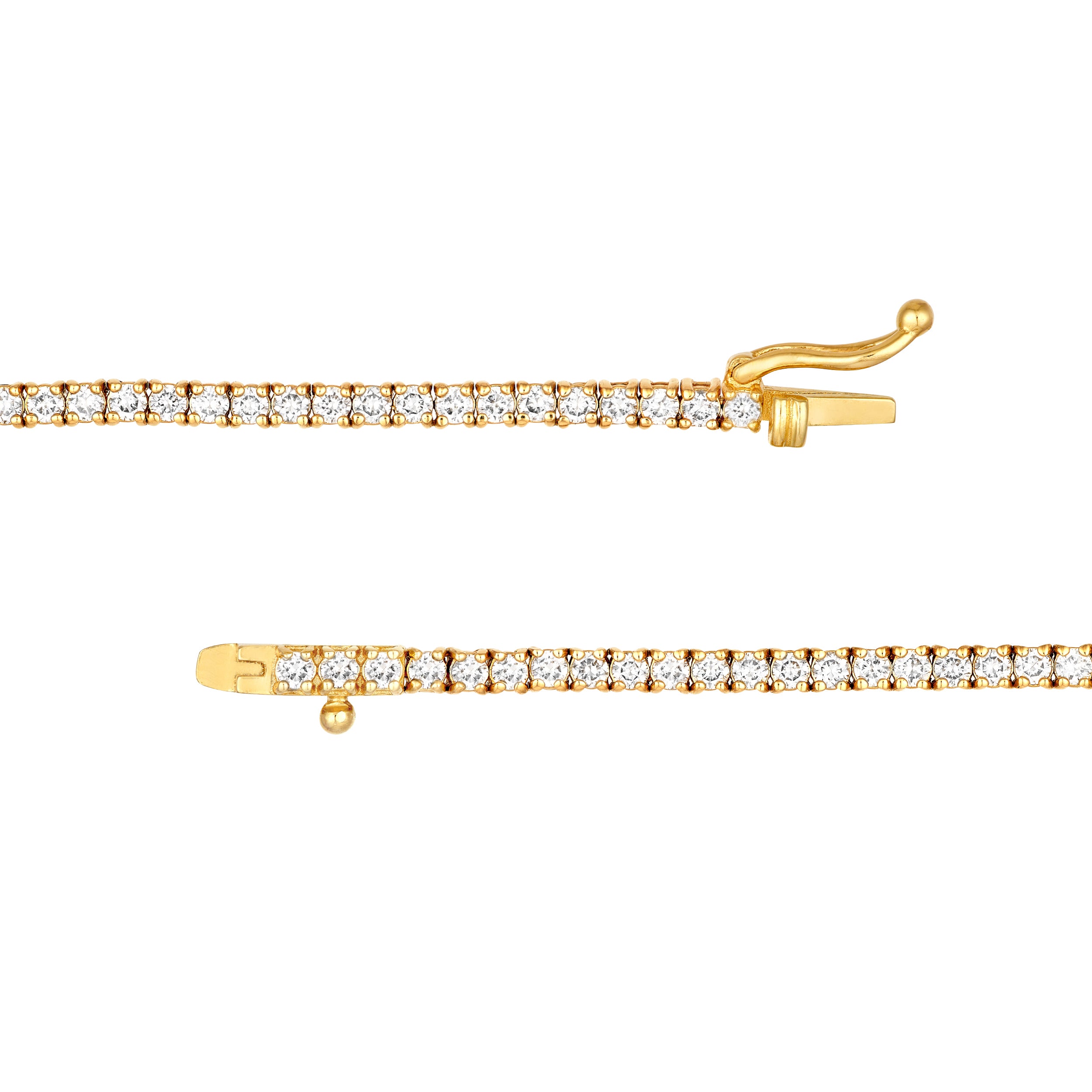 Diamond 18 Tennis Necklace (4-1/2tcw)