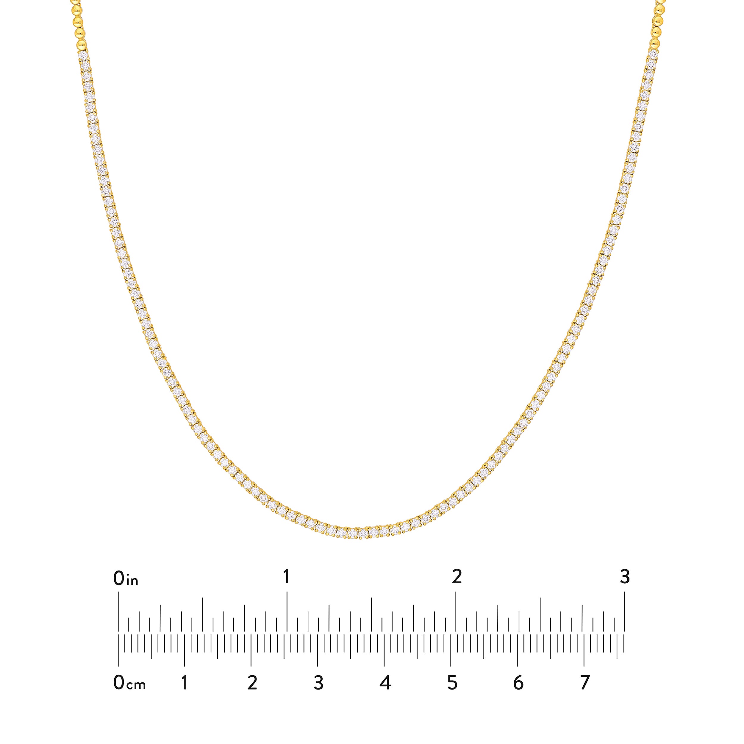 Diamond Half Tennis Necklace (2-3/8tcw)