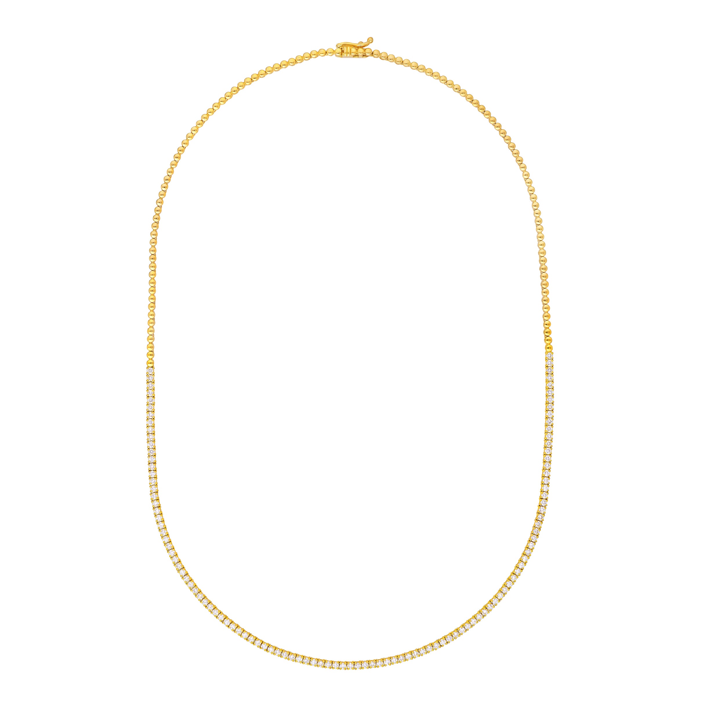 Diamond Half Tennis Necklace (2-1/8tcw)