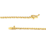 Diamond Graduated Half Tennis Necklace (3-1/3tcw)