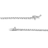 Diamond Graduated Half Tennis Necklace (3-1/3tcw)
