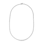 Diamond Graduated Half Tennis Necklace (3-1/4tcw)