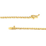 Diamond Graduated Half Tennis Necklace (3-1/4tcw)