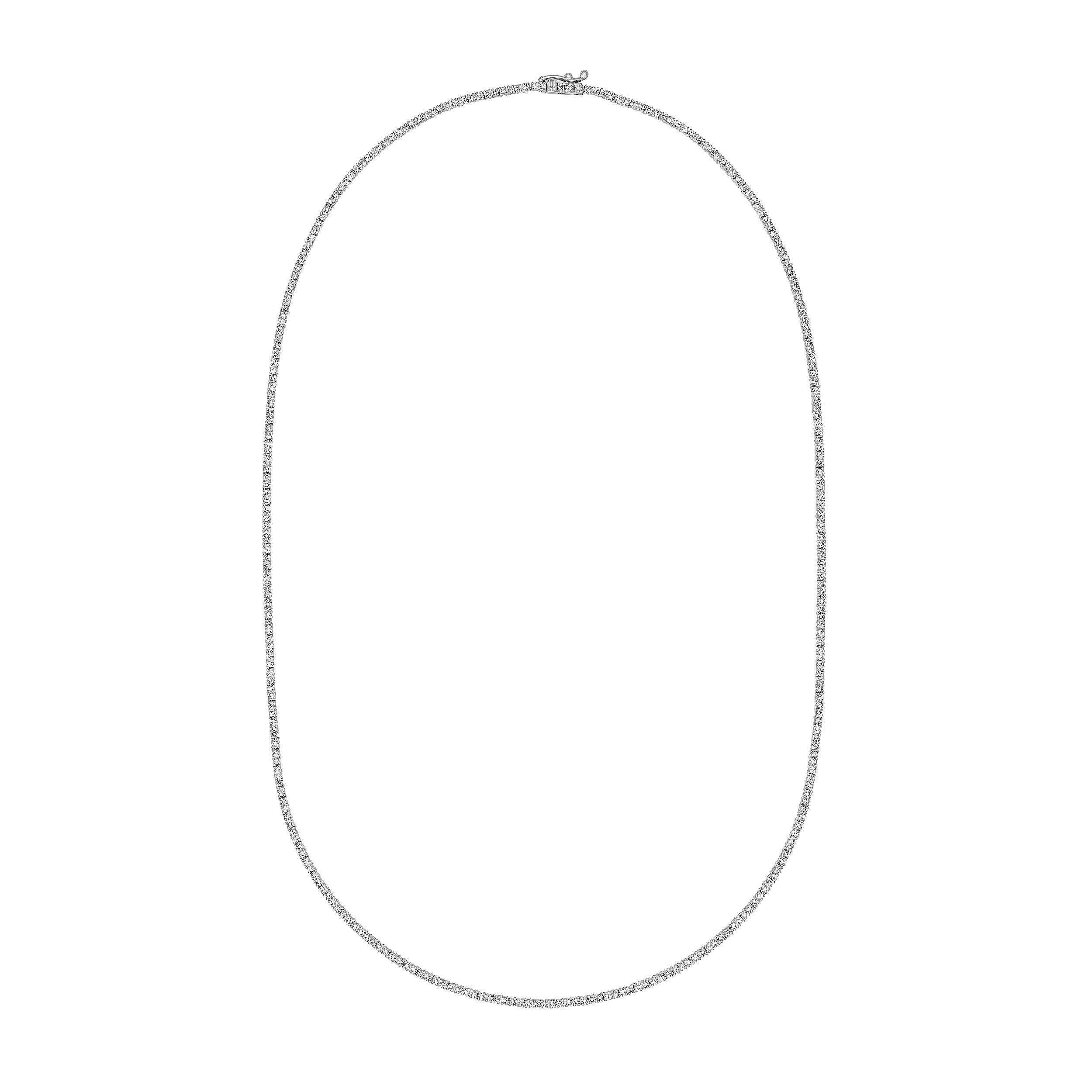 Diamond 16 Tennis Necklace (2-5/8tcw)