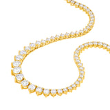 Diamond Graduated Tennis Necklace (5-1/4tcw)