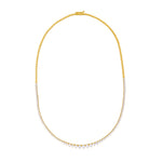 Diamond Graduated Tennis Necklace (5-1/4tcw)