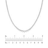 Diamond Graduated Tennis Necklace (5-1/4tcw)