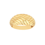Two-Way Textured Dome Ring