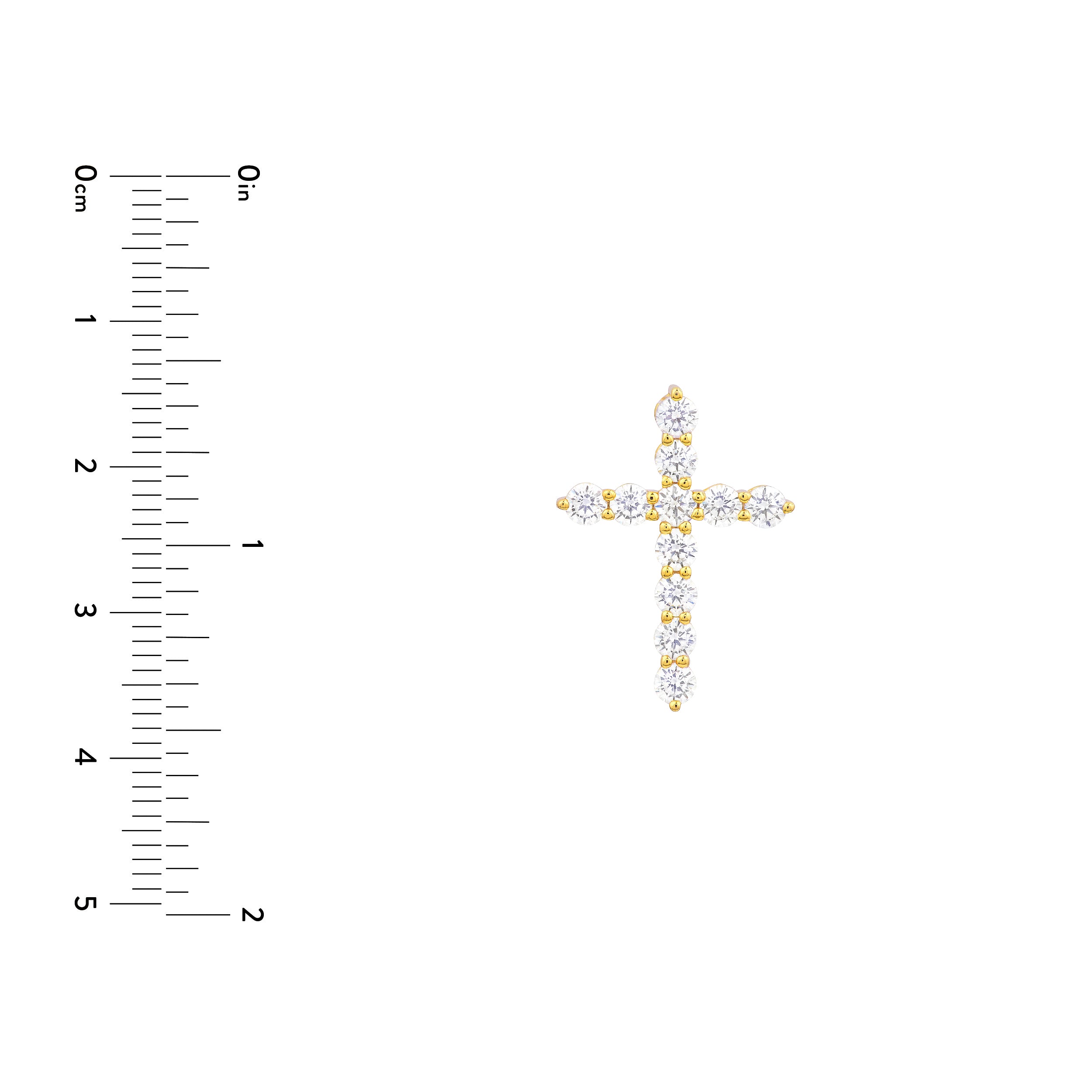 Diamond Cross Pendant (1tcw)