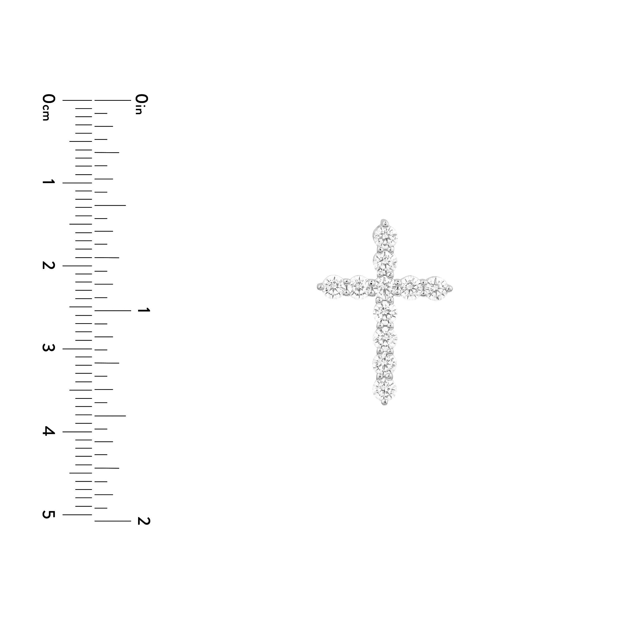 Diamond Cross Pendant (1tcw)