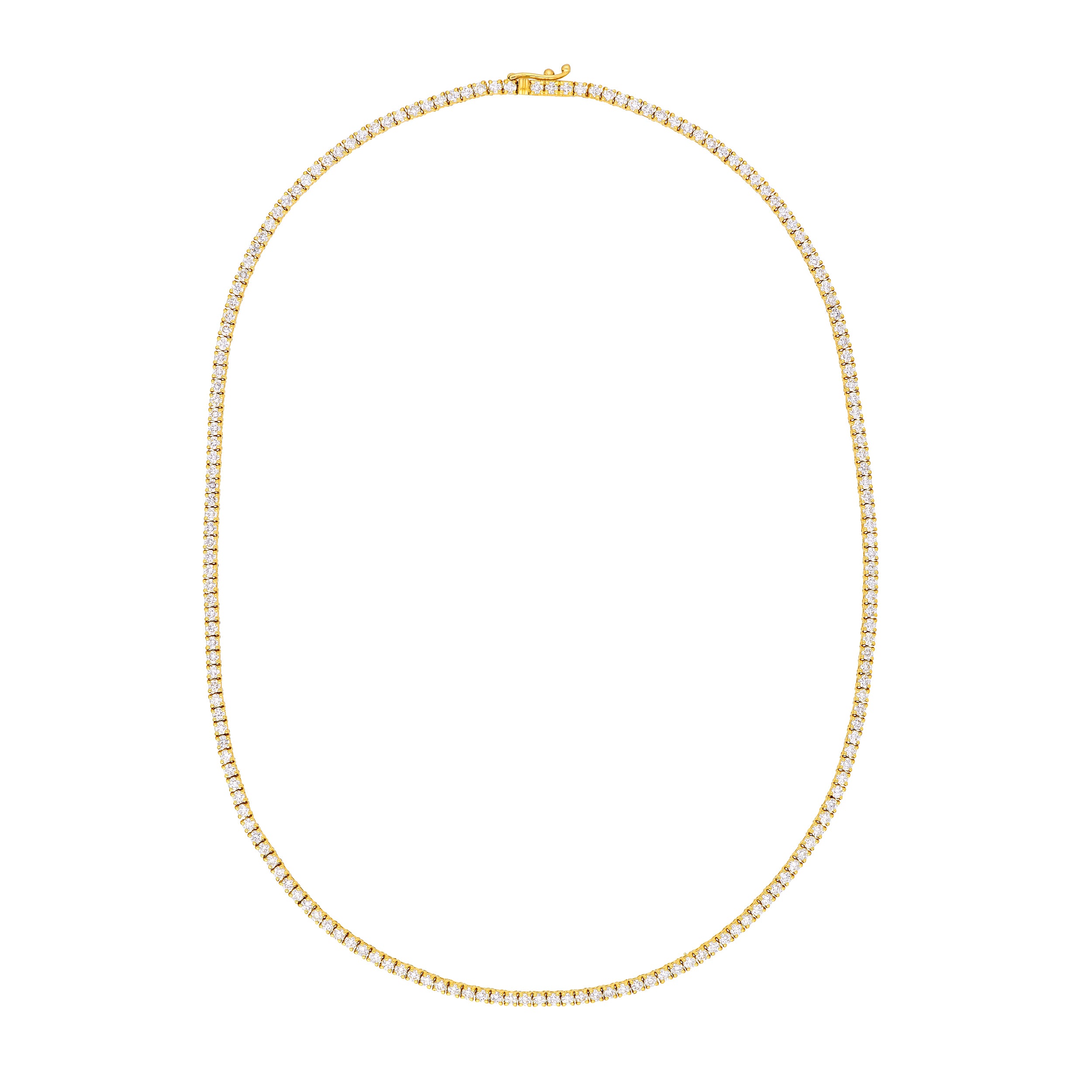 Diamond 16 Tennis Necklace (5-1/3tcw)