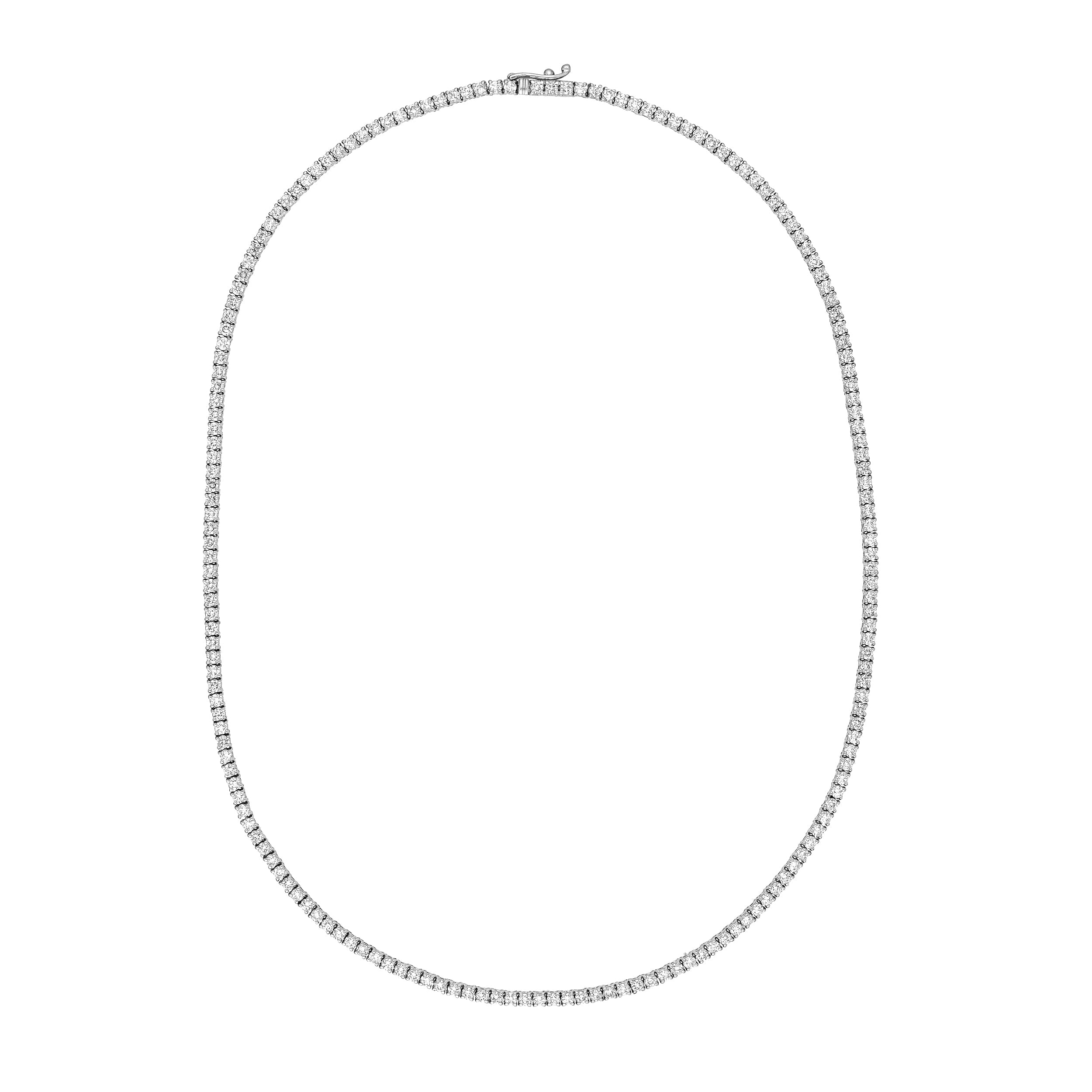 Diamond 16 Tennis Necklace (5-1/3tcw)