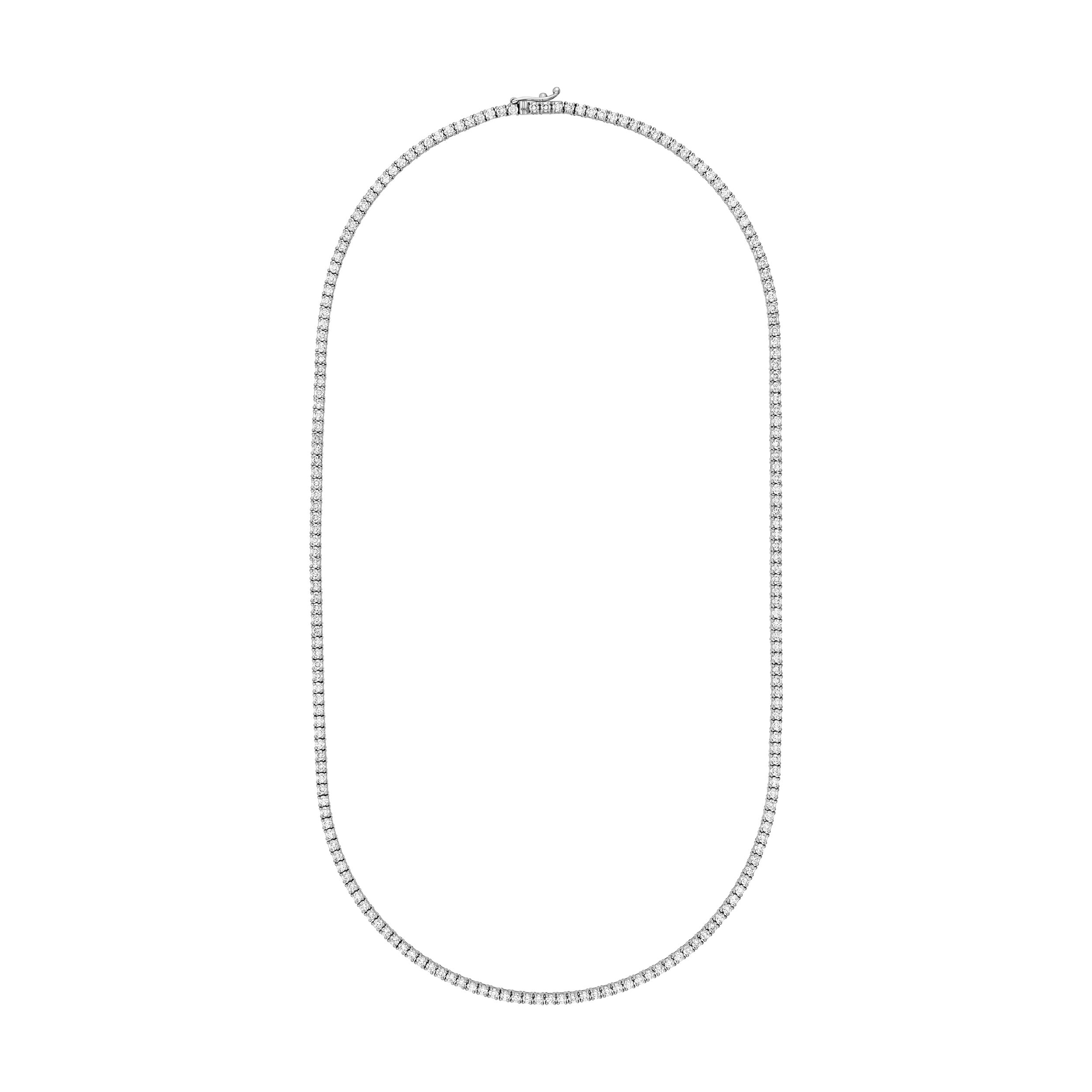 Diamond 18 Tennis Necklace (6-1/3tcw)