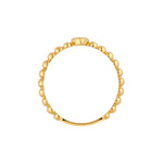 Heart Beaded Band Ring