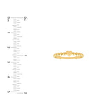 Heart Beaded Band Ring