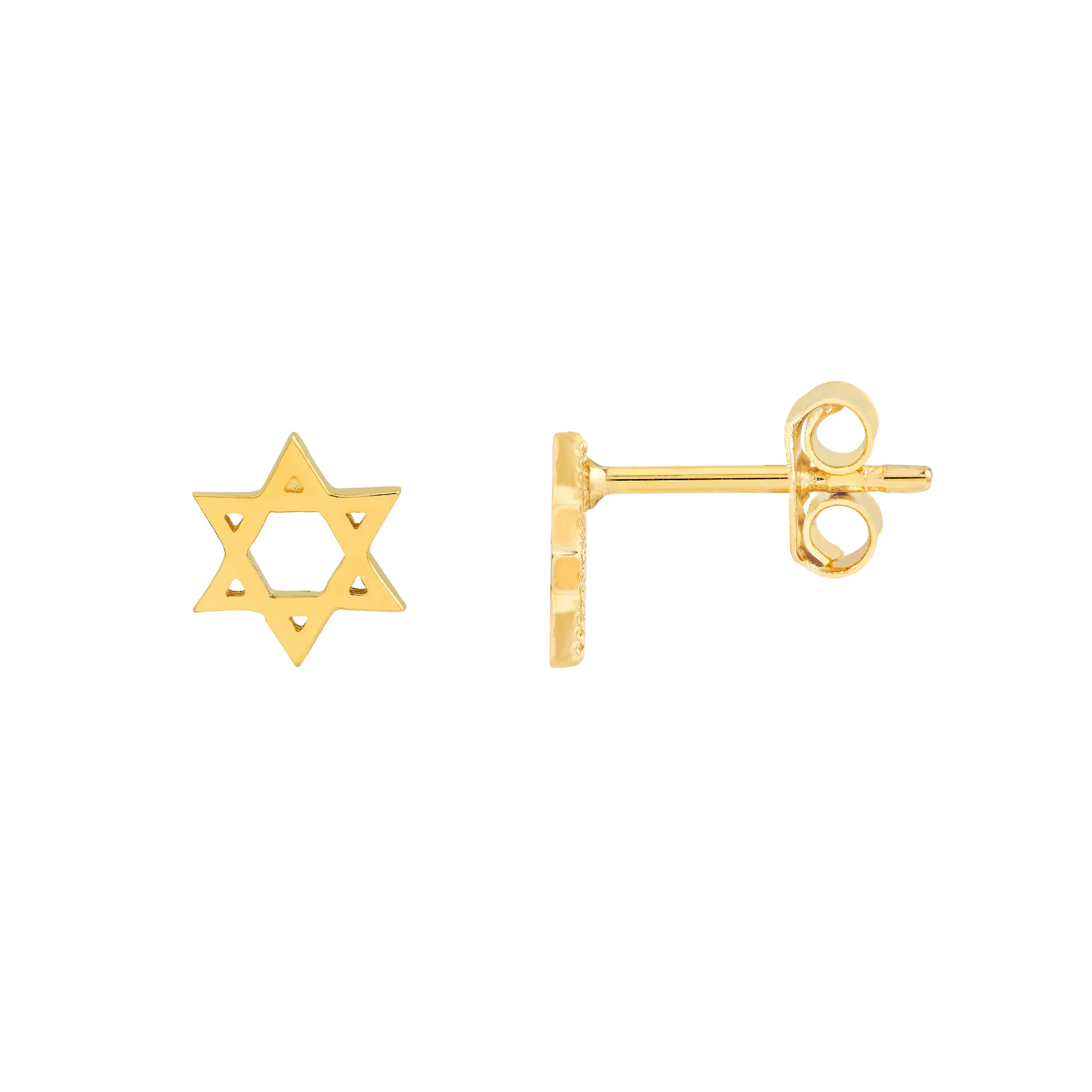 Star of David Stud Earrings