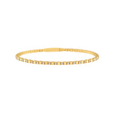 7/8tcw Alternating Diamond and Square Link Flex Bracelet
