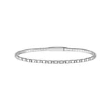 1/3tcw Alternating Diamond and Square Link Flex Bracelet