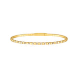 1/3tcw Alternating Diamond and Square Link Flex Bracelet