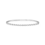 1/3tcw Alternating Diamond and Round Link Flex Bracelet