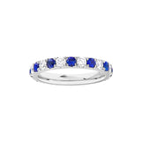 Sapphire & Diamond Eternity Band (1-7/8tcw)