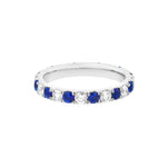 Sapphire & Diamond Eternity Band (1-7/8tcw)