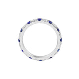 Sapphire & Diamond Eternity Band (1-7/8tcw)