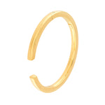 Polished Squared Tube Cuff Bangle