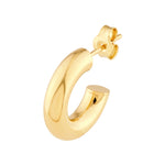 8mm ID Polished Open Hoop Earrings
