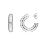 10mm ID Polished Open Hoop Earrings