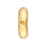 8 mm ID Polished Open Hoop Earrings