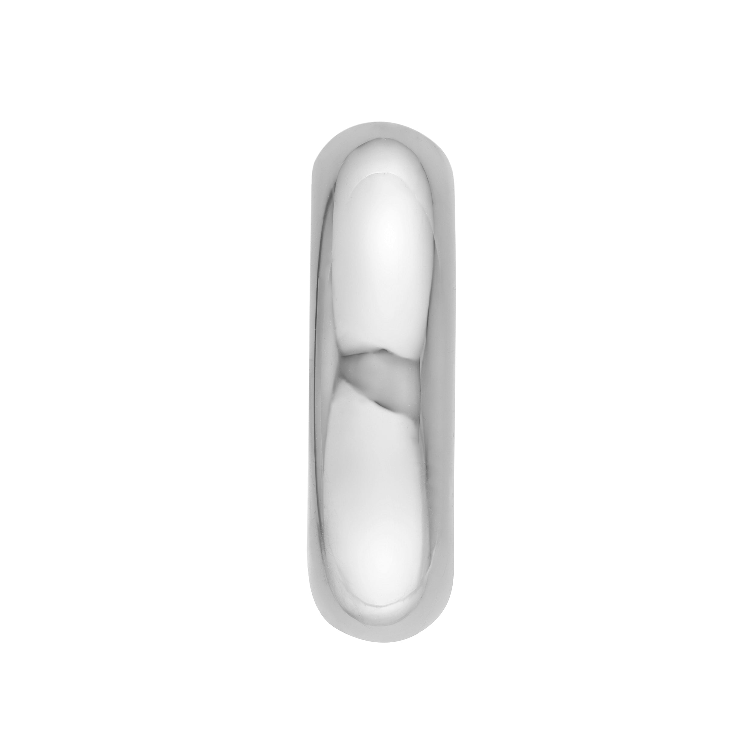 10 mm ID Polished Open Hoop Earrings