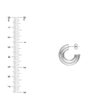 10 mm ID Polished Open Hoop Earrings