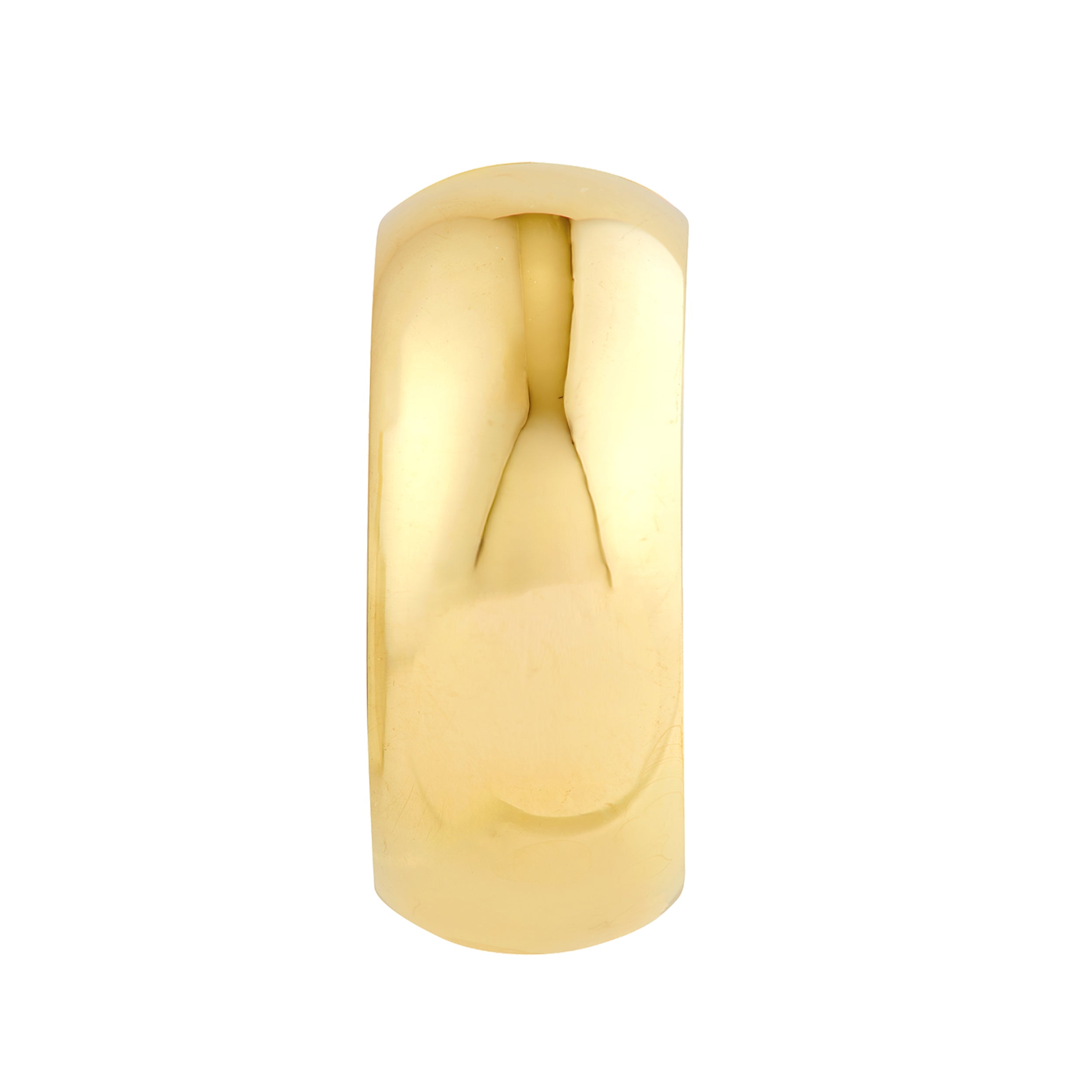 15mm D-Tube Round Hoop Earrings