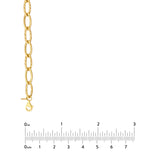 Oval Twist Polished Links Chain