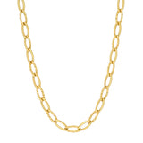 Oval Twist Polished Links Chain