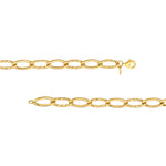 Oval Twist Polished Links Chain