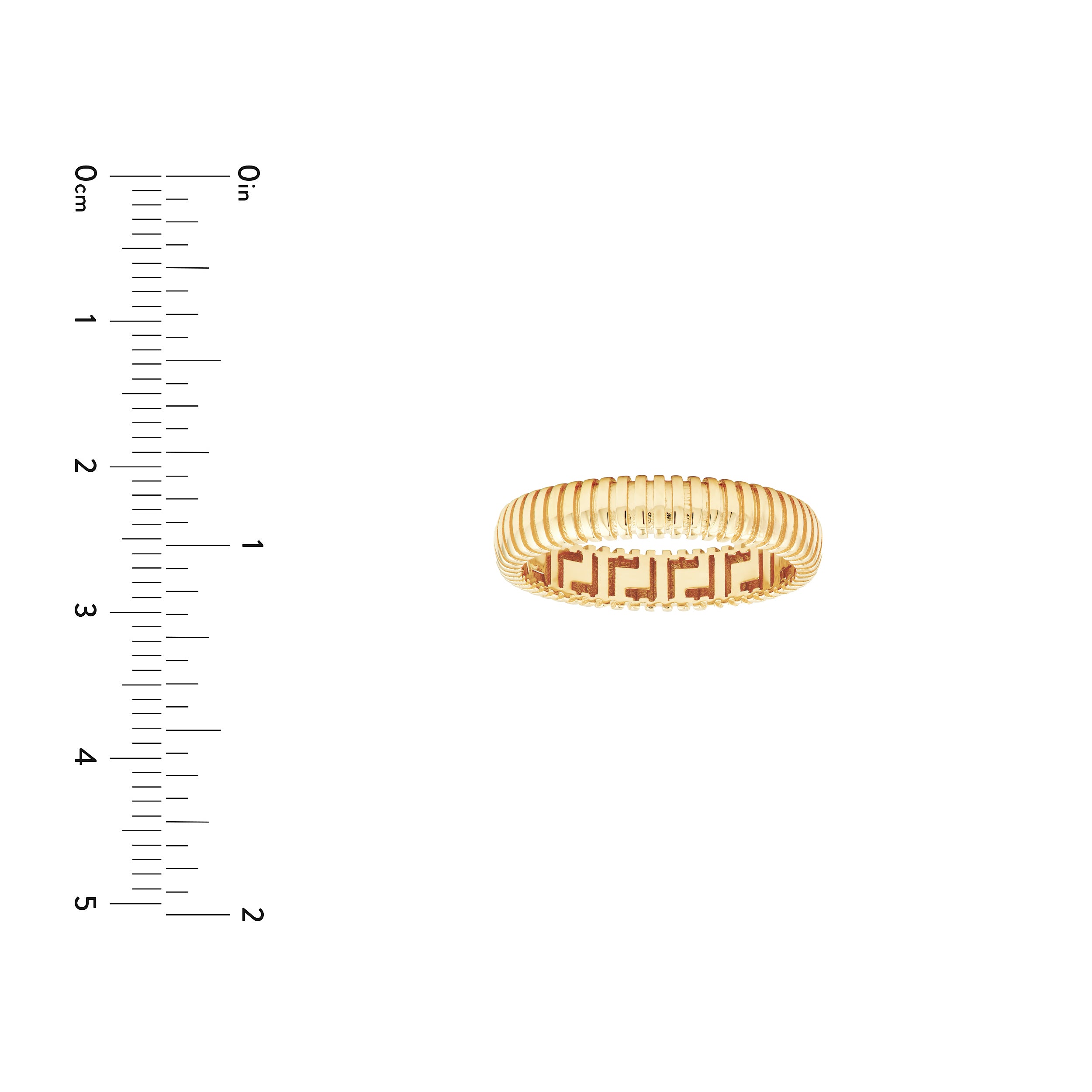 Rounded Ribbed Band